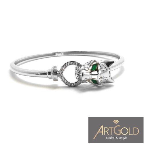 BRANSOLETKA TYPU BANGLE PANTERA
